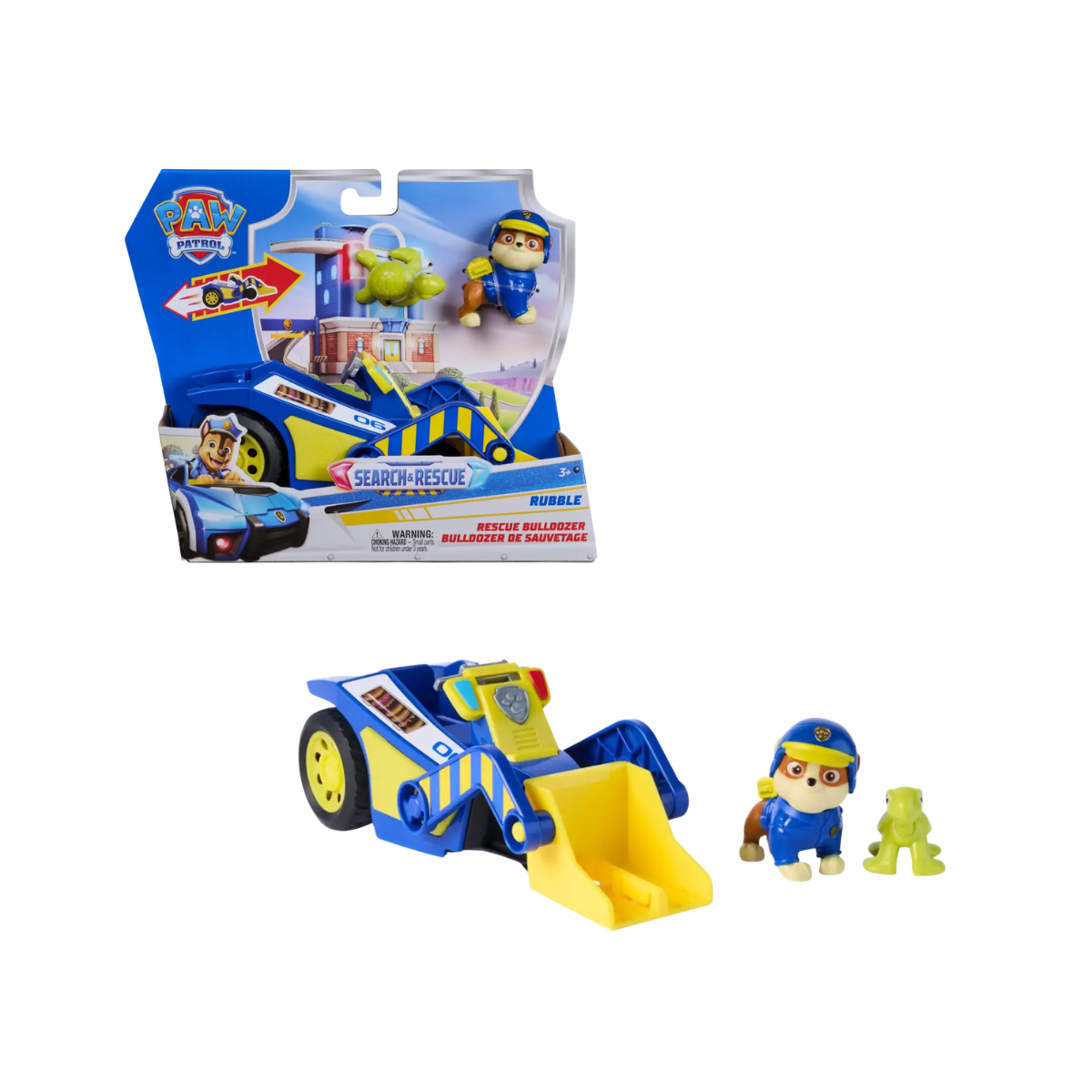 Vehículo de Acción Paw Patrol Rubble Pull Back