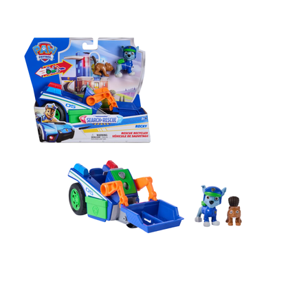 Vehículo de Acción Paw Patrol Rocky Pull Back