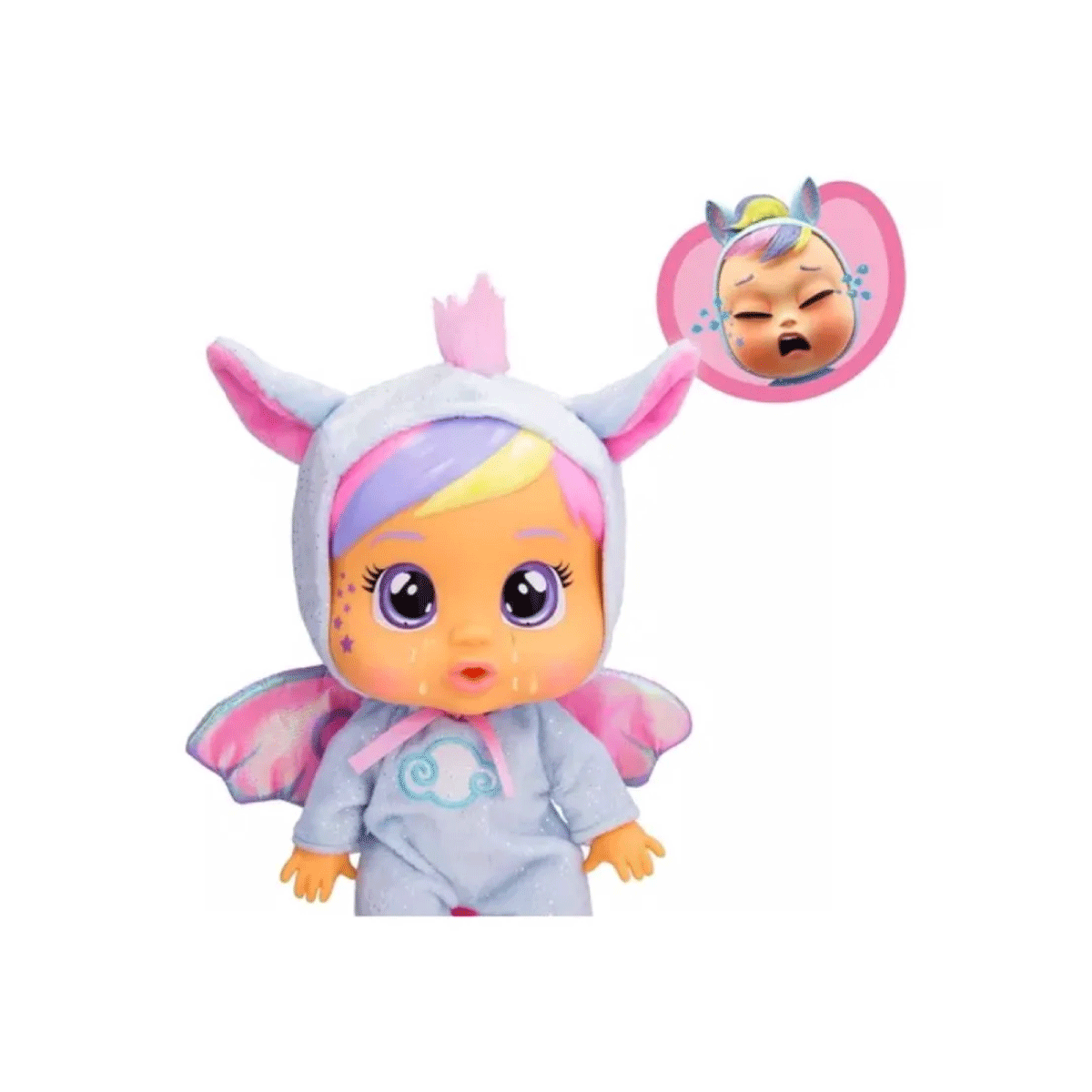 Muñeca Cry Babies Bebe Lloron Loving Care 25cm