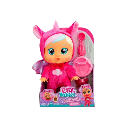 Muñeca Cry Babies Bebe Lloron Loving Care 25cm