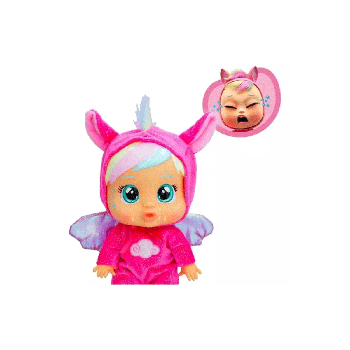Muñeca Cry Babies Bebe Lloron Loving Care 25cm