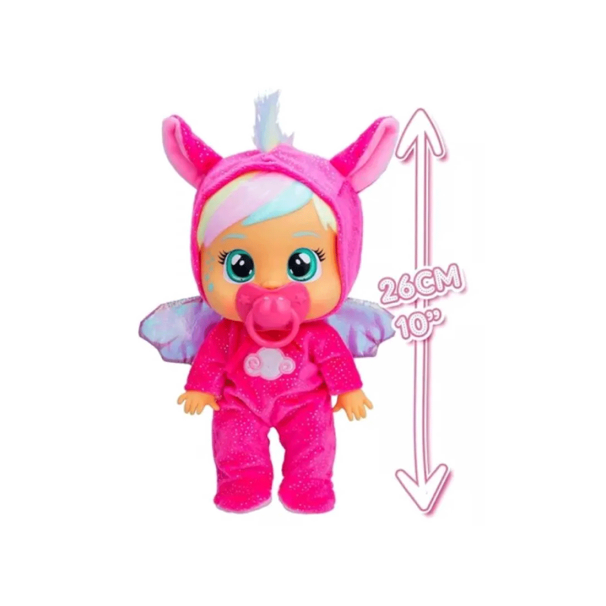 Muñeca Cry Babies Bebe Lloron Loving Care 25cm