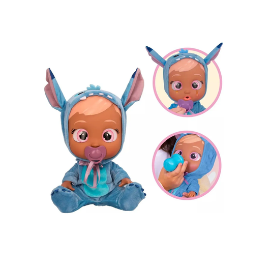 Muñeca Cry Babies 30 Cm. Stitch Wabro
