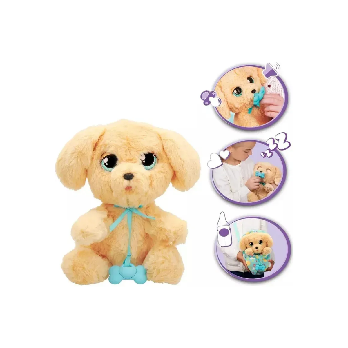 Baby Paws Labrador - Peluche Cachorro Interactivo 22 cm
