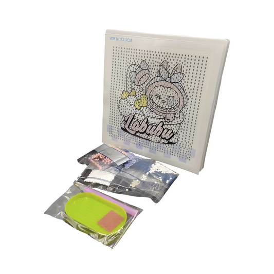 Set de Diamond Painting Labubu 17x17 cm