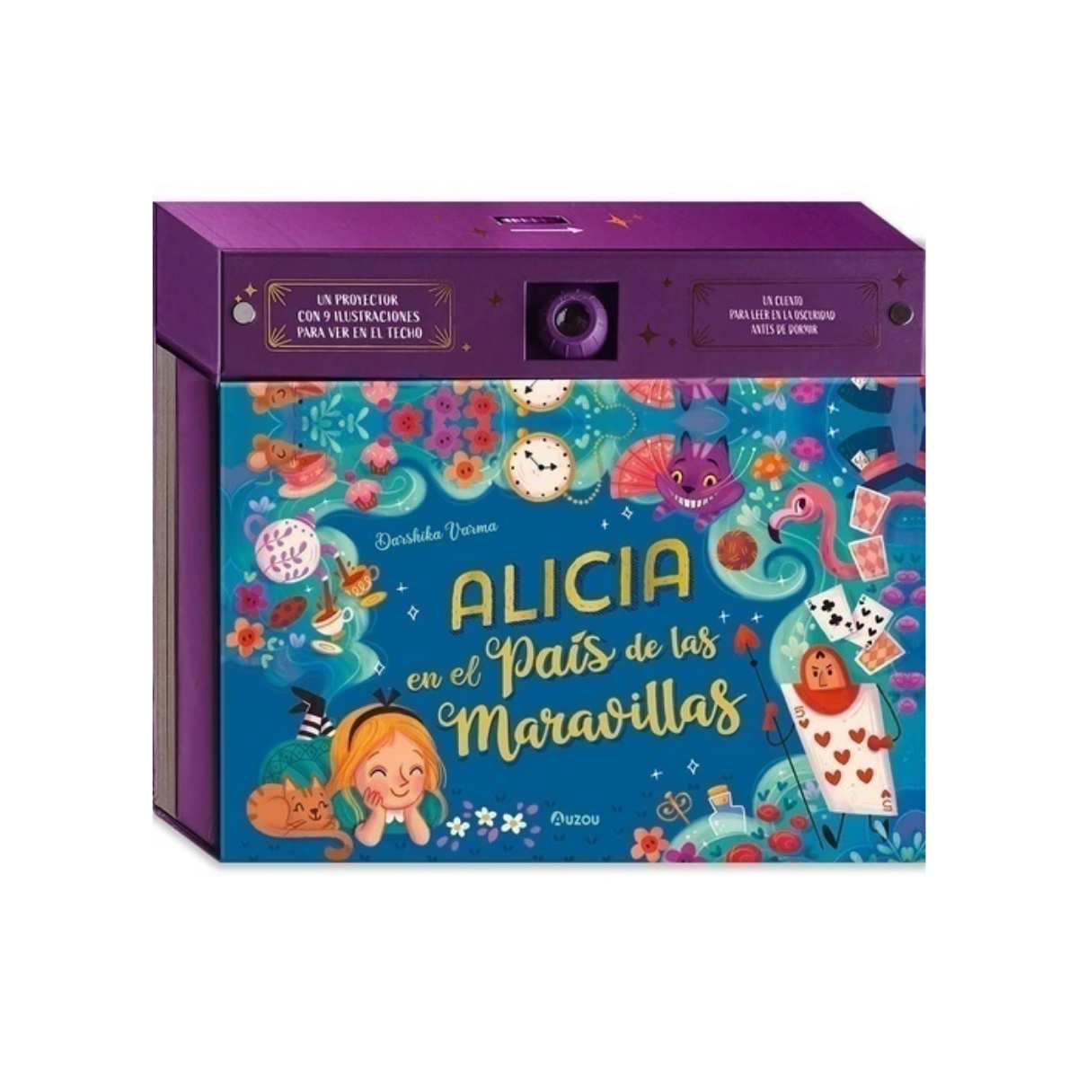 Libro Infantil Alicia en el País de las Maravillas con Proyector