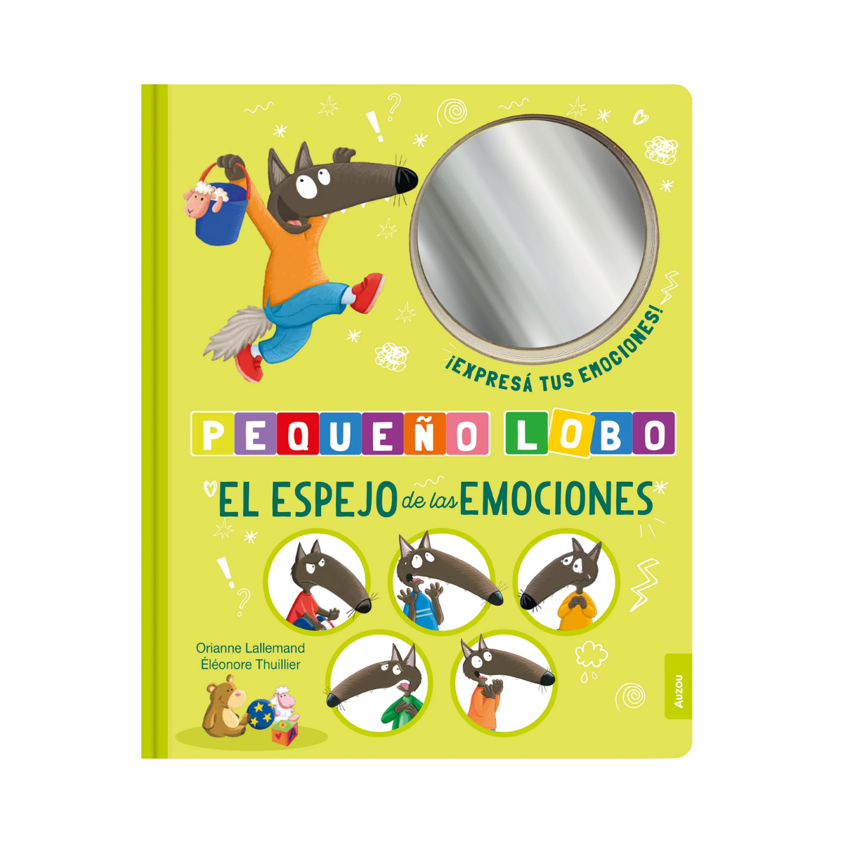 Libro Infantil con Espejo Pequeño Lobo: El Espejo de las Emociones
