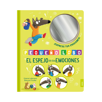 Libro Infantil con Espejo Pequeño Lobo: El Espejo de las Emociones