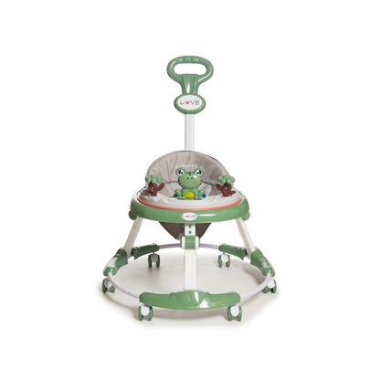 Andador para Bebé Musical con Guiador Plegable color Verde Love