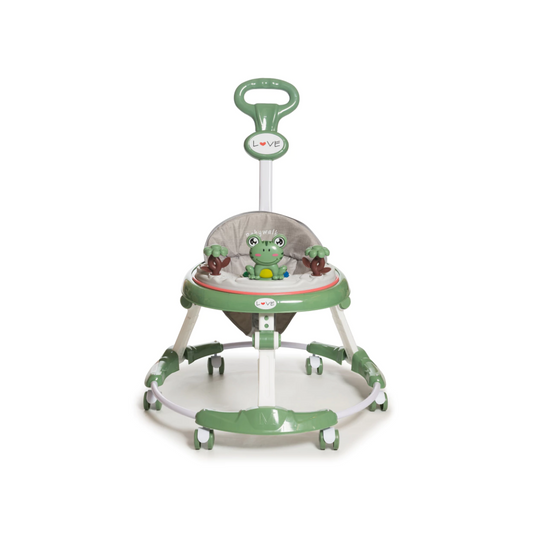 Andador para Bebé Musical con Guiador Plegable color Verde Love