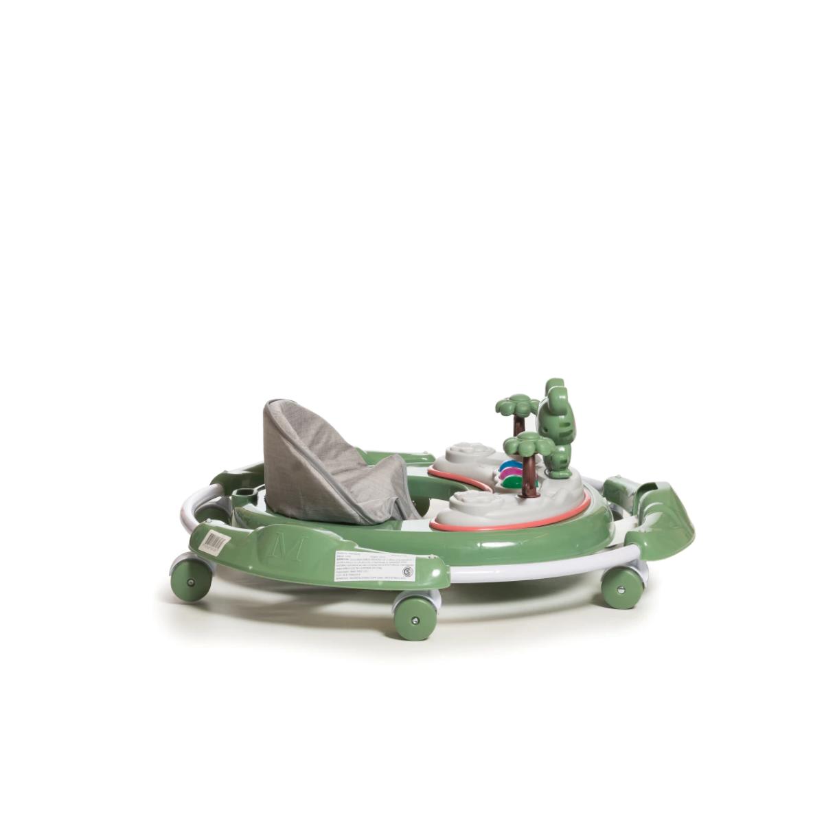 Andador para Bebé Musical con Guiador Plegable color Verde Love