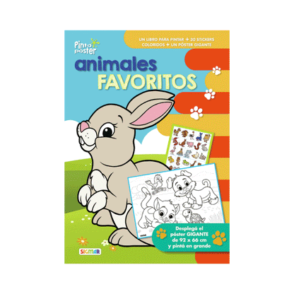 Libro Animales Favoritos - Colección Pinto Póster