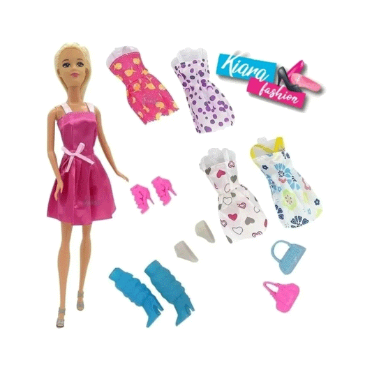 Muñeca Kiara Fashion 25 Piezas Poppi Doll