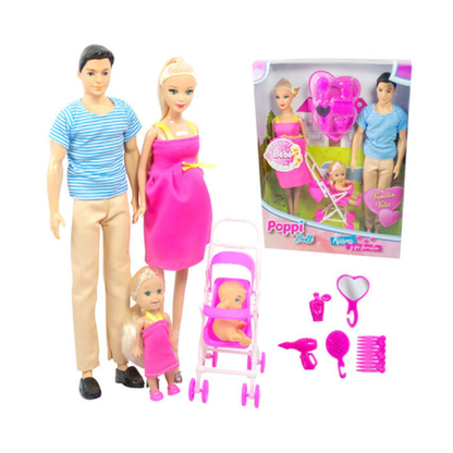 Muñeca Kiara Y Su Familia Poppi Doll