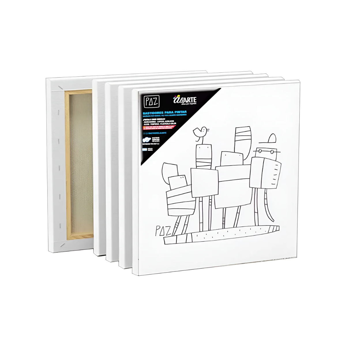 Bastidor 30x30 Paz 005