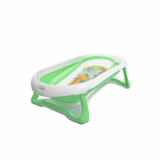 Bañera Plegable Estampada Verde