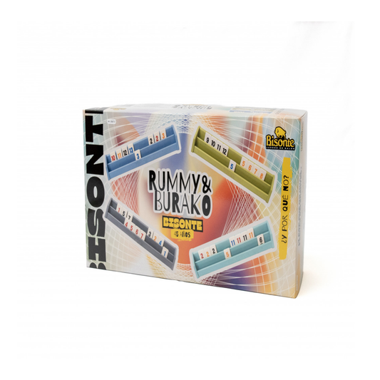 Juego de Mesa Rummy Burako Aniversario 45 Años Bisonte - Edición 2025