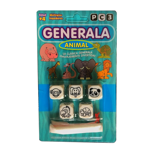 Juego de Mesa Generala Animal