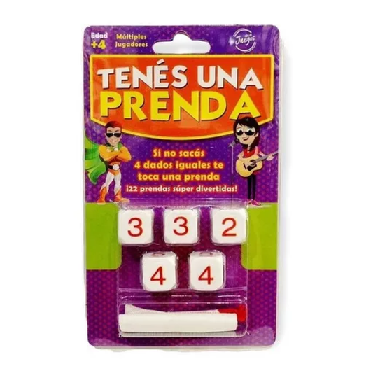 Juego de Mesa Tenés Una Prenda