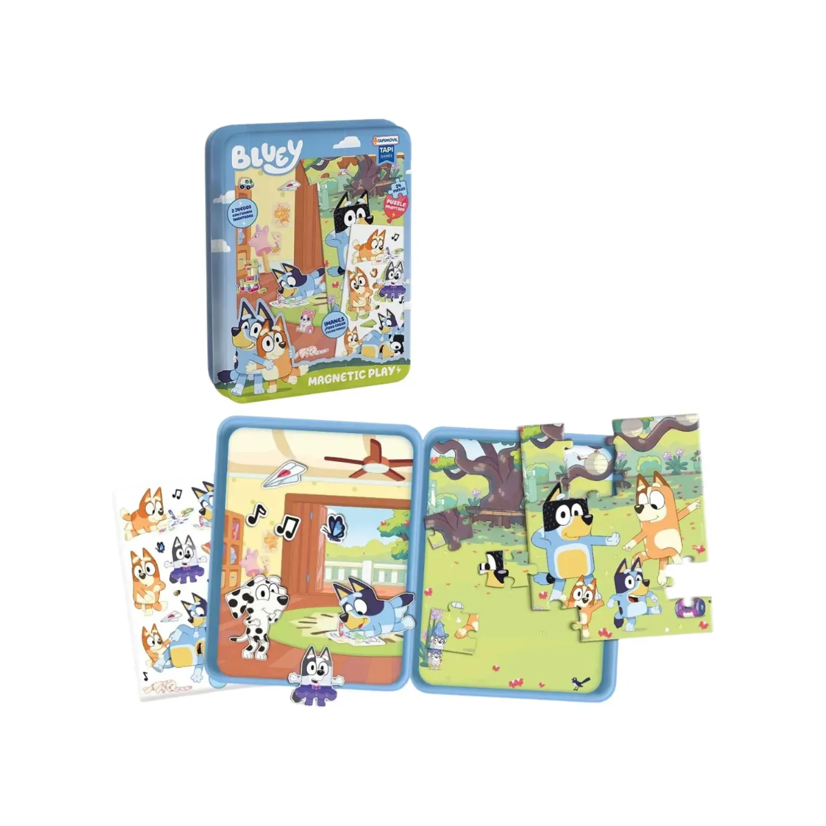 Juego Magnético 2 en 1  Bluey