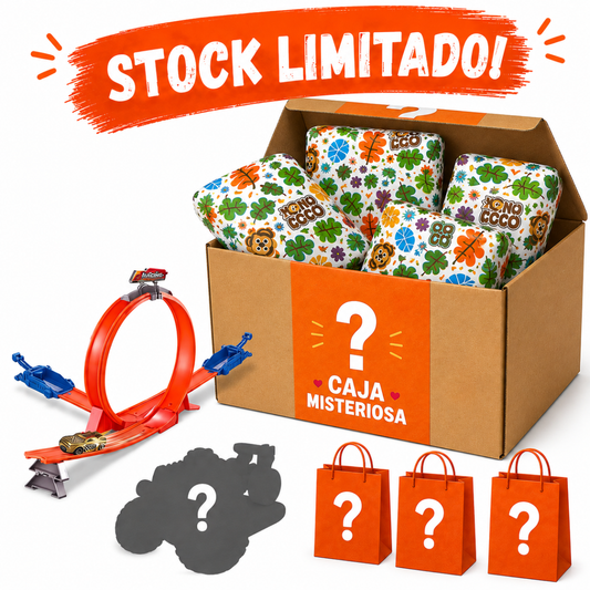 Caja Misteriosa Autos y Pistas de Carrera