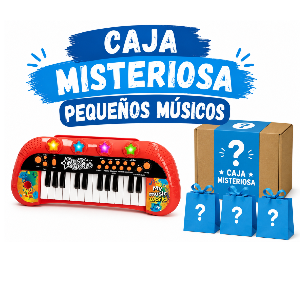 Caja Misteriosa Pequeños Músicos