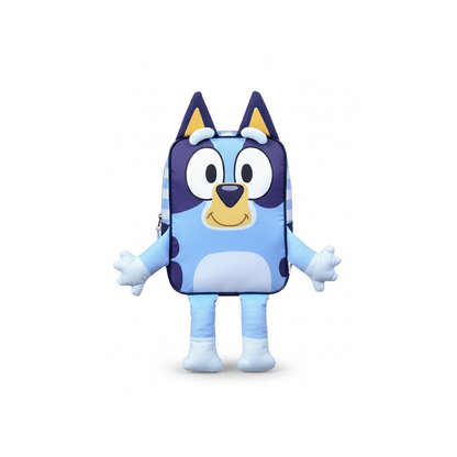 Mochila Infantil Bluey 3D Face 12" Espalda – Jardín y Preescolar