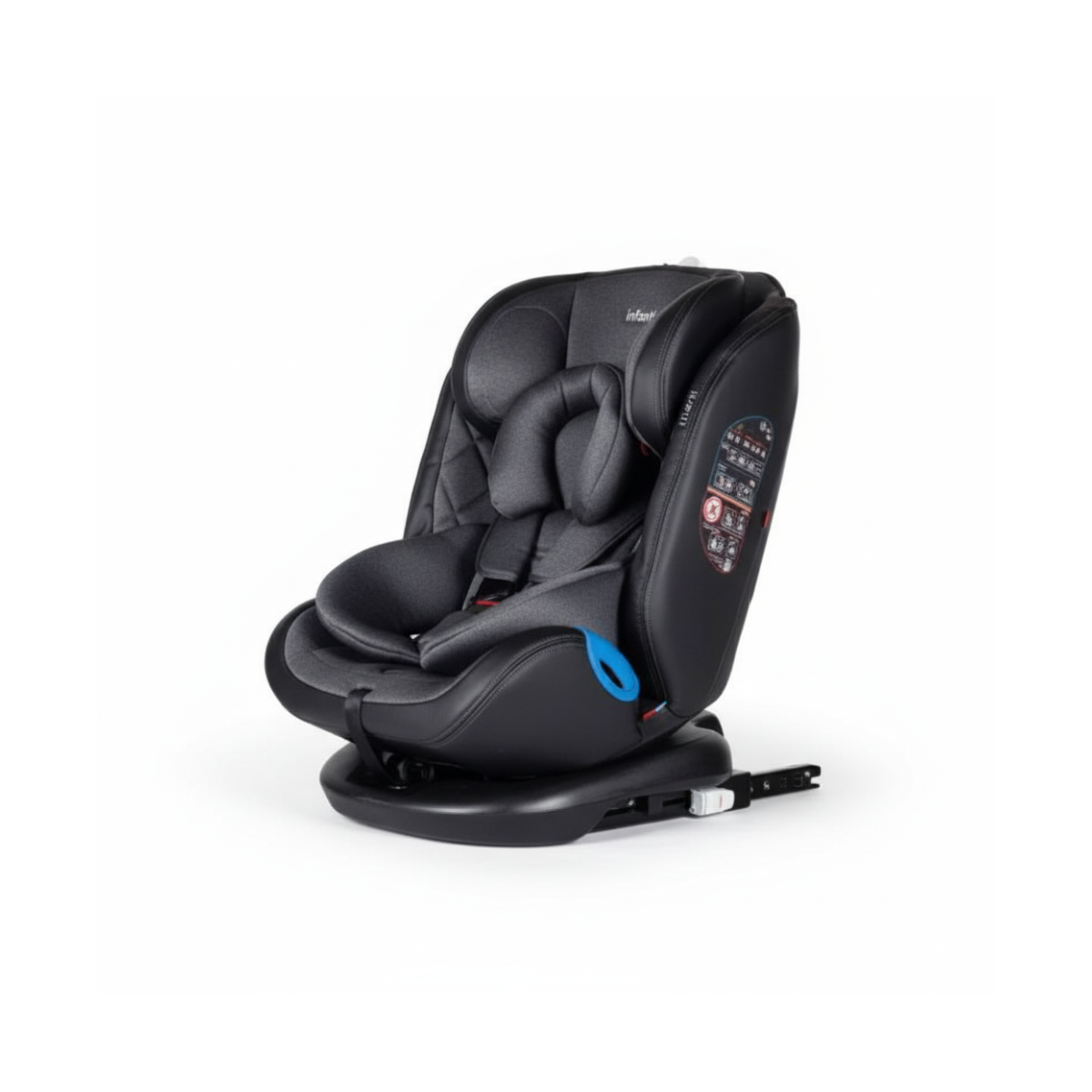 Butaca de Auto para Bebe 360° con Isofix color Gris Oscuro