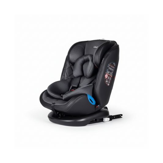 Butaca de Auto para Bebe 360° con Isofix color Gris Oscuro