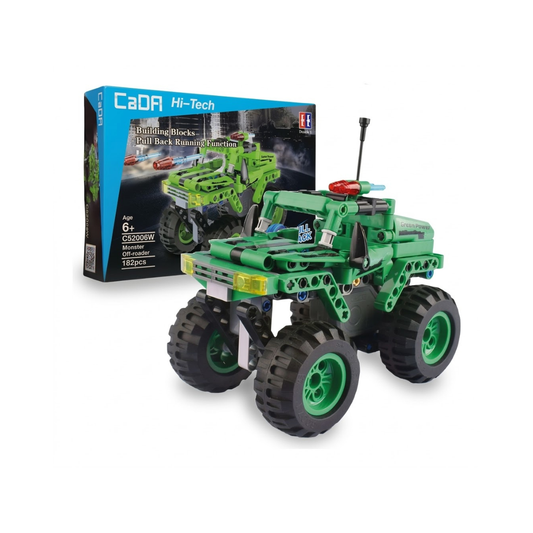 Auto Monster Off-Roader Pullback Bloques CaDA Technic