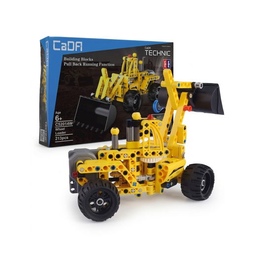 Pala Cargadora Pullback Bloques CaDA Technic