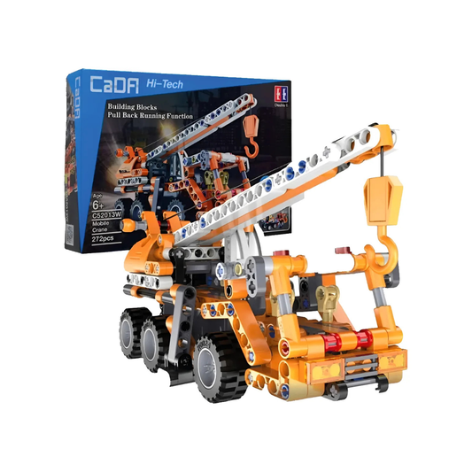Grúa Móvil Mobile Crane Pullback Bloques CaDA Technic