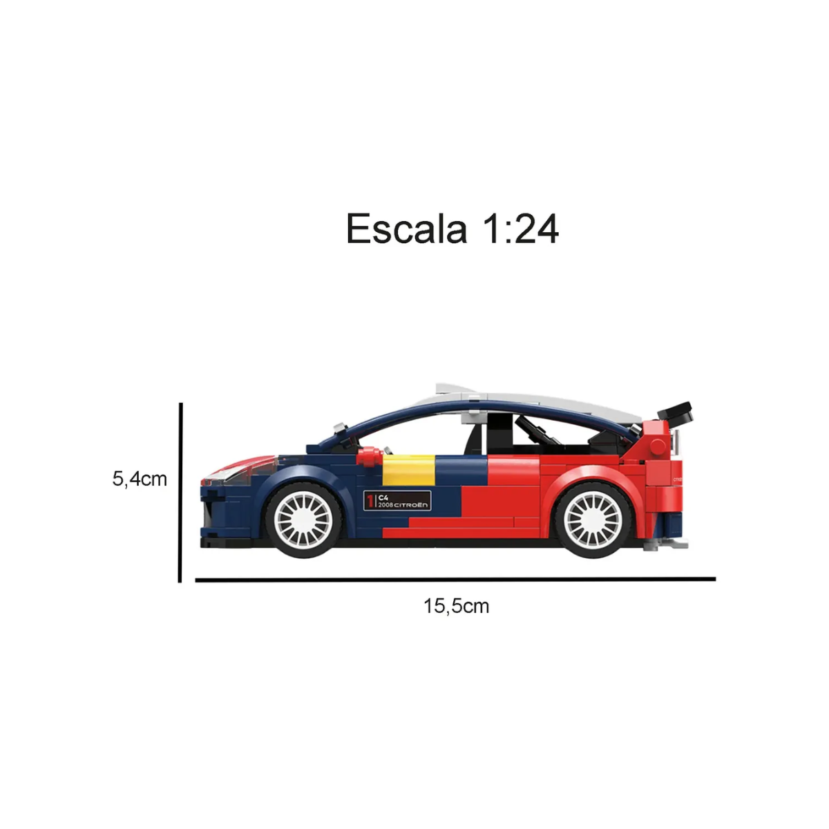Auto Block CaDa Rally Citroen C4 WRC 296 Pcs