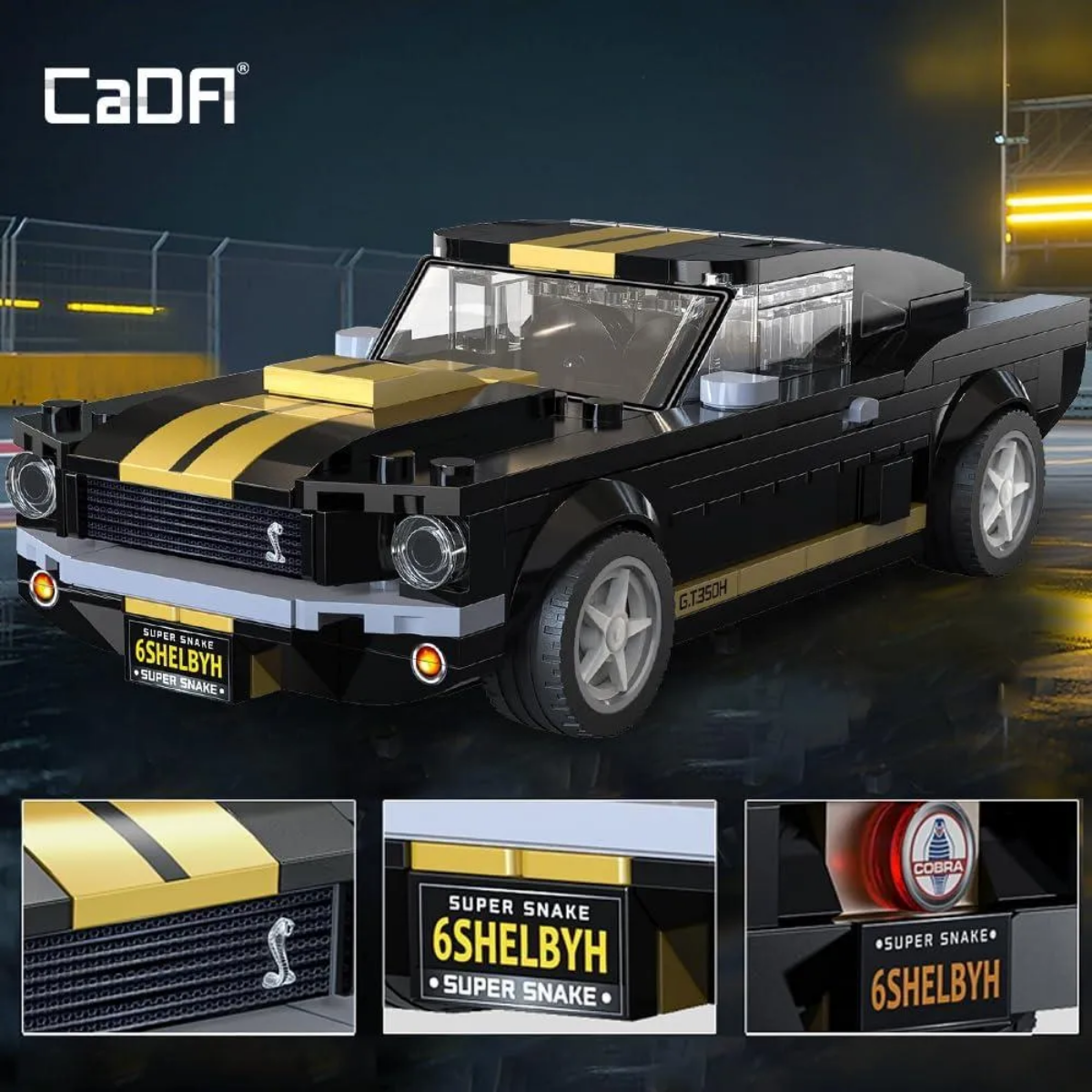 Set de Bloques CaDA Shelby GT 350H 1:24
