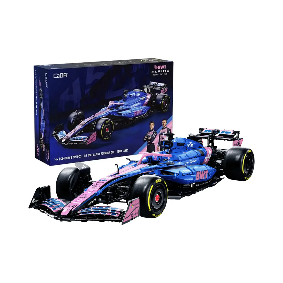 Set de Bloques CaDA BWT Alpine F1 Team A525 1:8