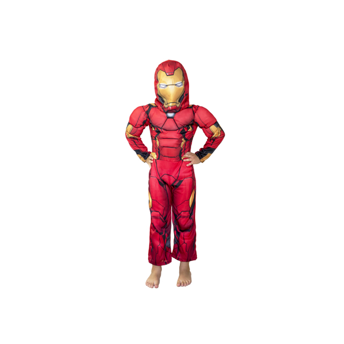Disfraz Ironman con Músculo Talle 0