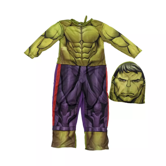 Disfraz Hulk con Músculo Talle 0