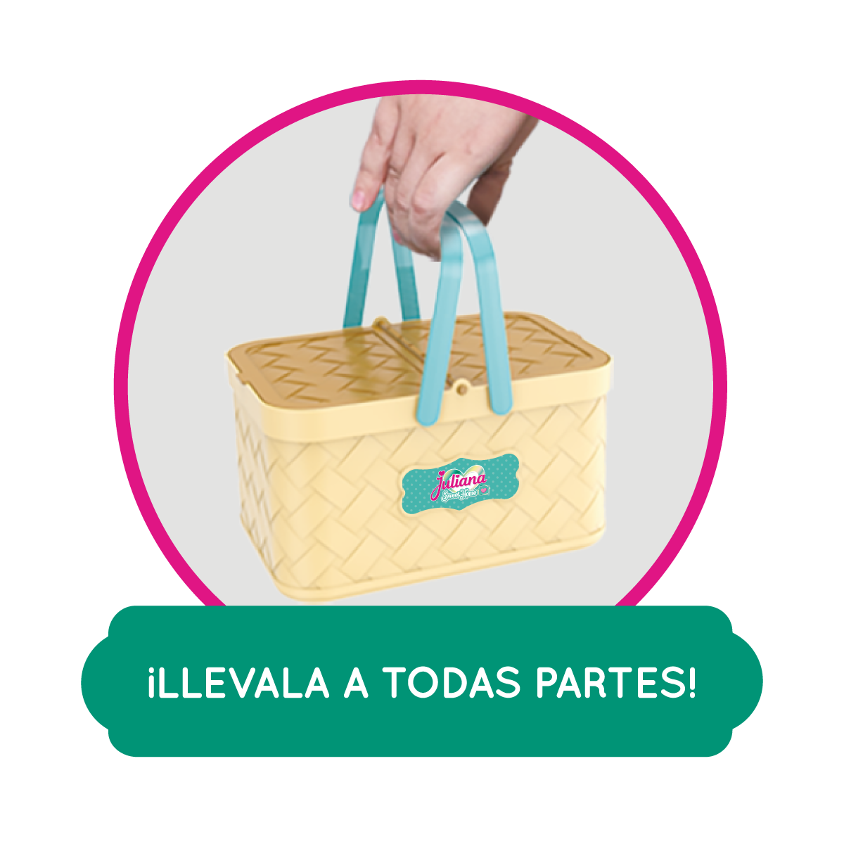 Canasto De Picnic De Juguete Juliana Sweet Home