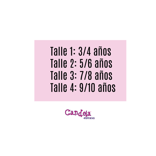 Disfraz Brujita Violeta Candela