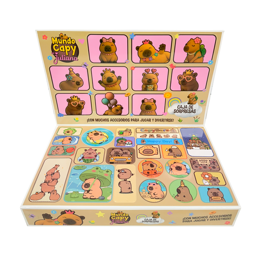 Caja de Sorpresas Mundo Capy By Juliana