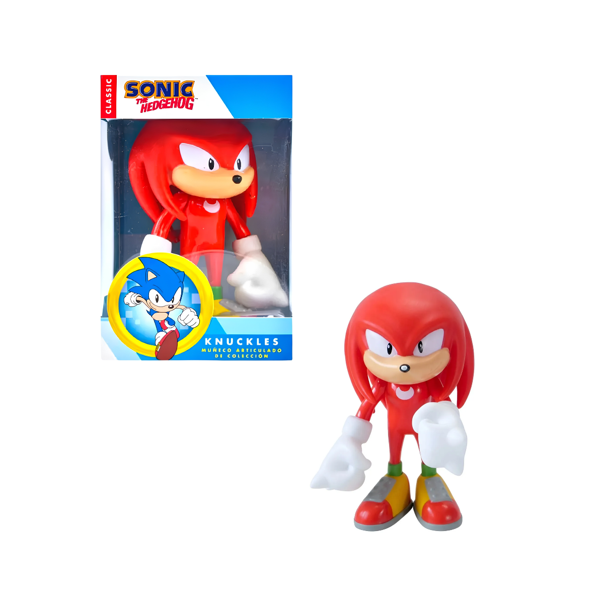 Figura Articulada Knuckles The Hedgehog de Colección 17 cm