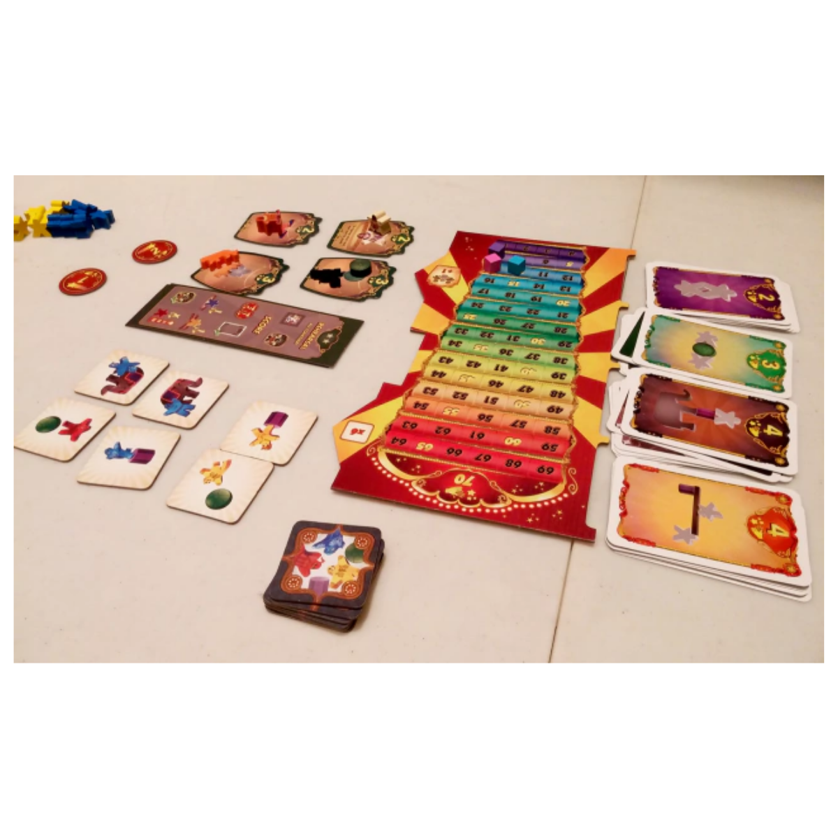 Combo Meeple Circus con 2 Expansiones