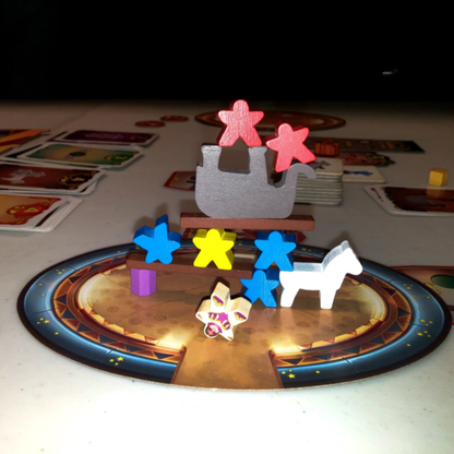 Combo Meeple Circus con 2 Expansiones