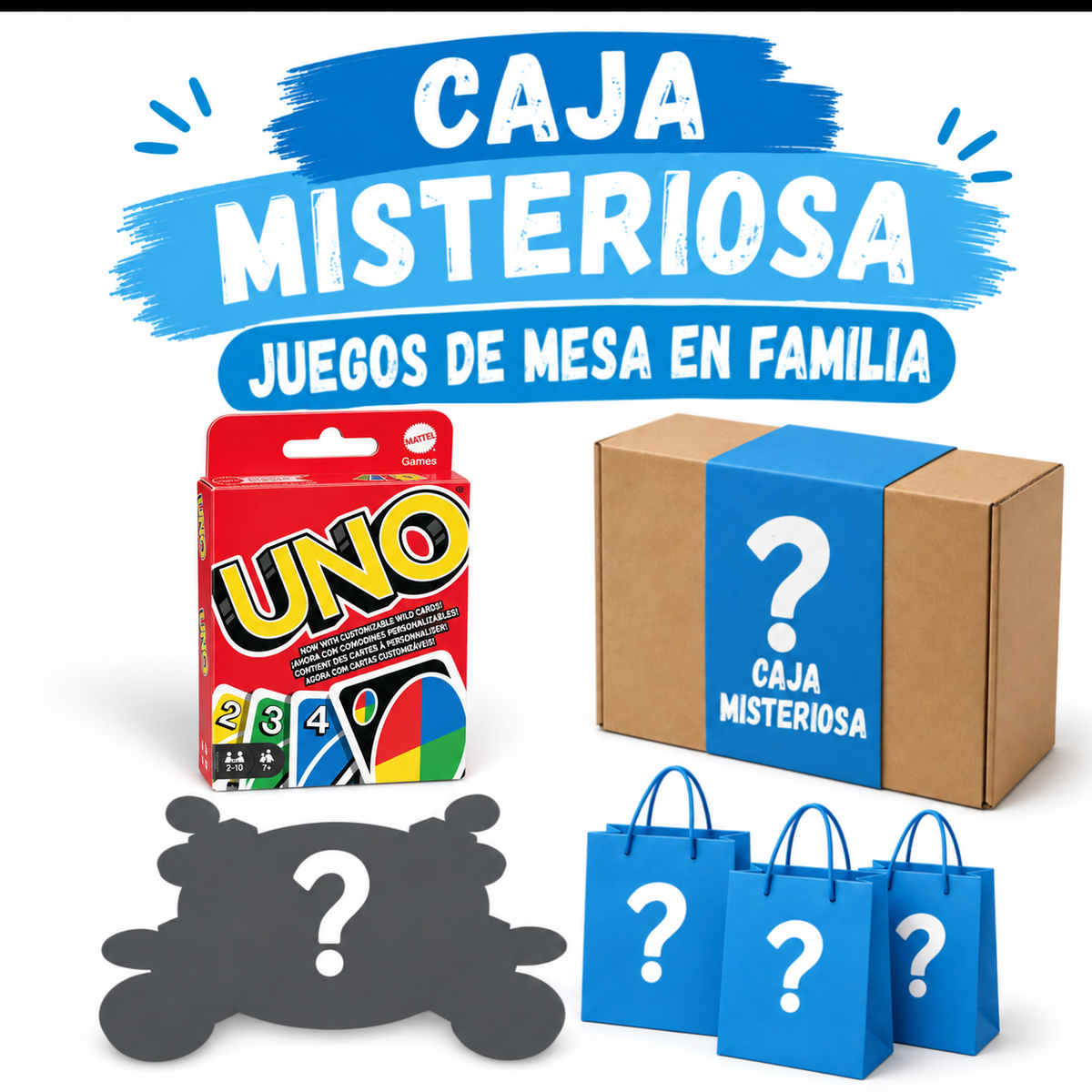 Caja Misteriosa Juegos de Mesa en Familia