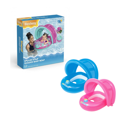 Asiento Flotador para Bebés con Quitasol y Filtro UV 50+ (80x86 cm)