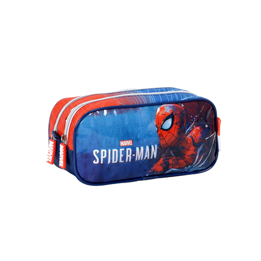 Spiderman Héroe – Portalápices Doble Infantil con 2 Compartimentos