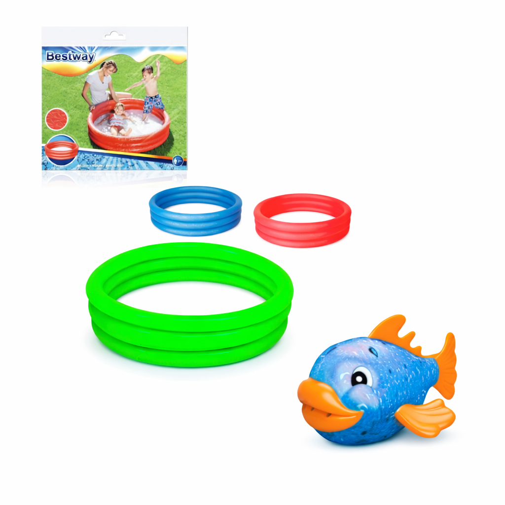Set Infantil de Pileta Inflable con Juguete para Agua