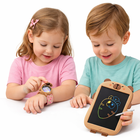 Set 2 en 1: Tablet Mágica + Reloj Capy