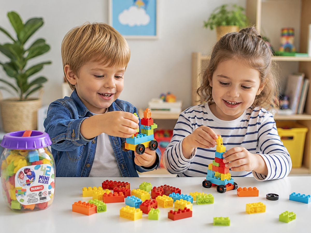Pote de Mini Blocks Duravit - 42 Piezas para Construcción