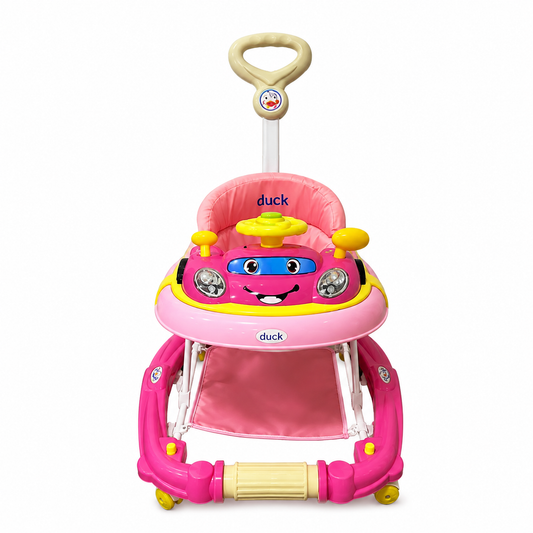 Andador Y Mecedor Modelo Auto Para Bebe Duck